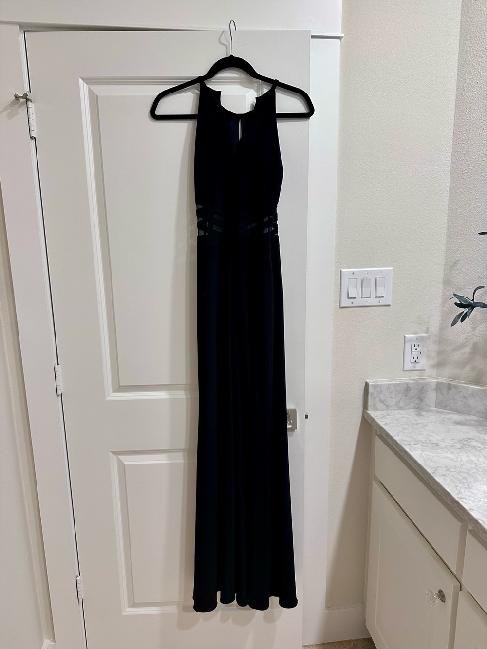 Xscape Black Evening Gown